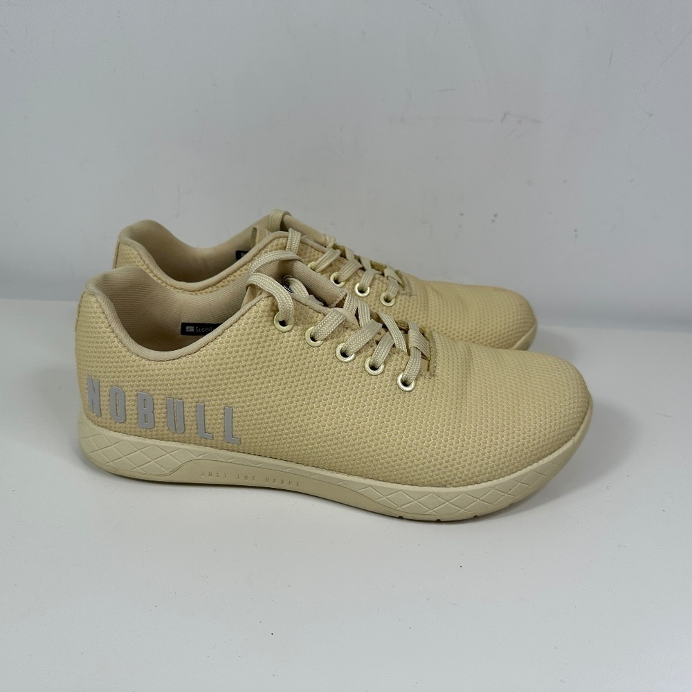 NOBULL Trainers Women's 10 Yellow CrossFit Training Shoes Low Top SuperFabric